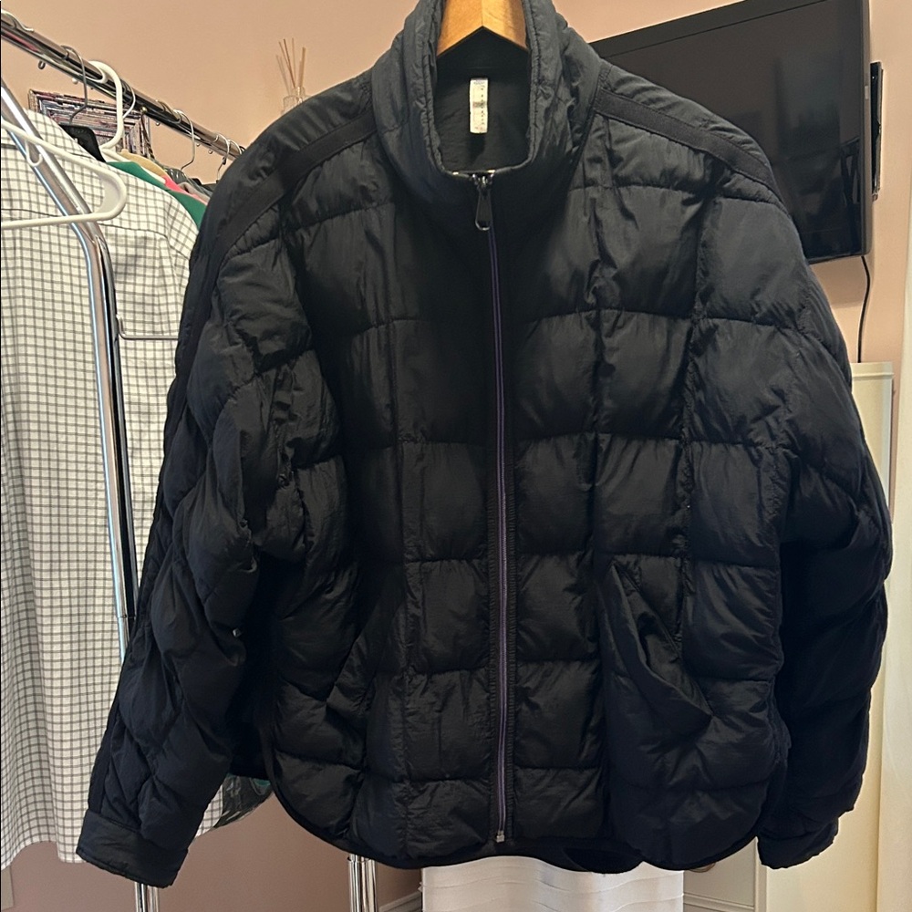 Free People Pipa Packable Black Puffer Jacket